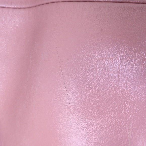 Anthropologie Nest Pink Leather Tote Bag - Picture 4 of 13
